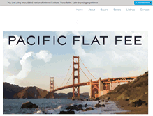 Tablet Screenshot of pacificflatfee.com